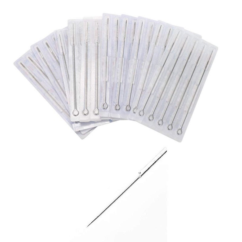 new star tattoo Tattoo Needles 1RL,New Star Tattoo 50pcs Disposable Sterilized Bugpin Premium Quality Tatto Liners 1RL Tatto Needles 1 Round Liner - Image 1